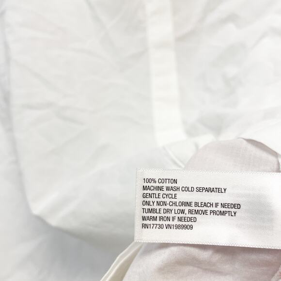 Universal Thread Women's Balloon Long Sleeve Blouse White Size Small - Picture 6 of 6